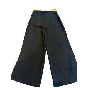 Palazzo Pants -Size 8 -Black Veronique Young for W Collection -Wide Leg Flowy